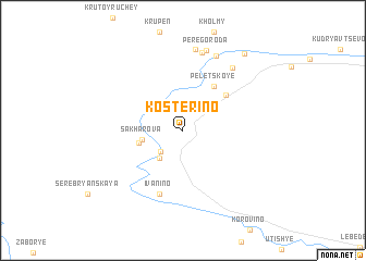 map of Kosterino