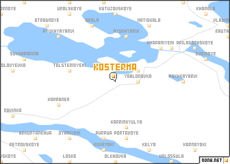 map of Kosterma