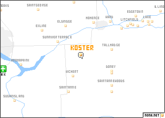 map of Koster