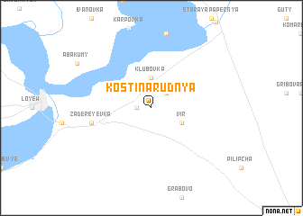 map of Kostina Rudnya