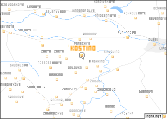 map of Kostino