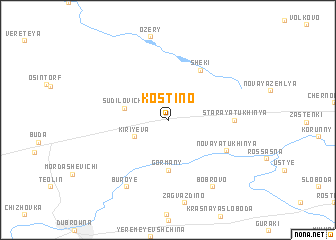 map of Kostino