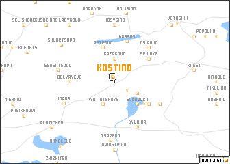 map of Kostino