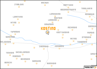 map of Kostino