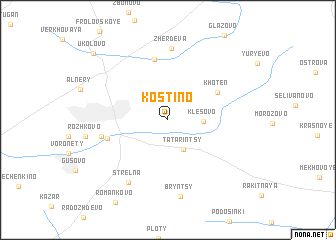 map of Kostino