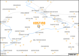 map of Kostino