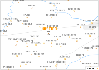 map of Kostino