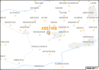 map of Kostino