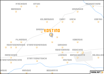 map of Kostino