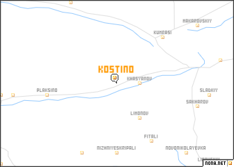 map of Kostino