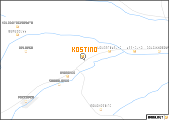 map of Kostino