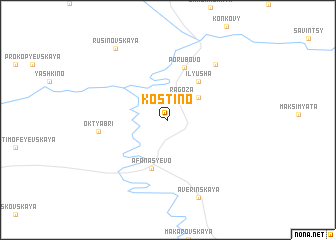 map of Kostino
