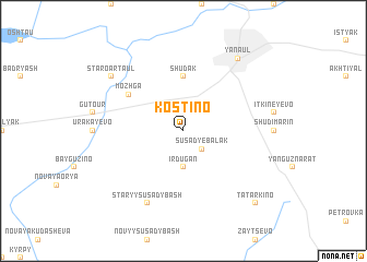 map of Kostino