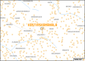 map of Kostinska Mahala