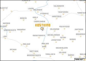 map of Kostkino