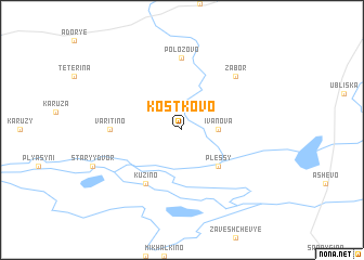 map of Kostkovo