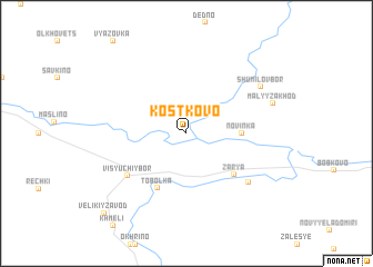 map of Kost\