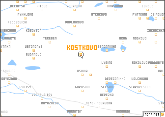 map of Kostkovo