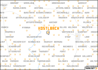 map of Köstlbach