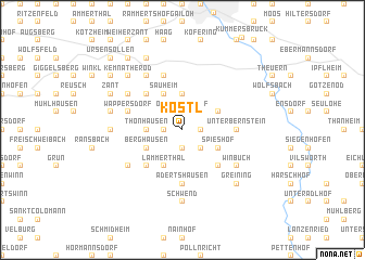 map of Köstl