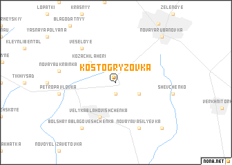 map of Kostogryzovka