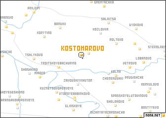 map of Kostomarovo