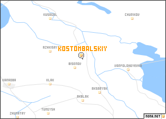 map of Kostombalʼskiy