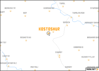 map of Kostoshur