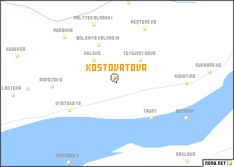 map of Kostovatova