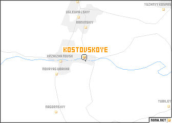 map of Kostovskoye