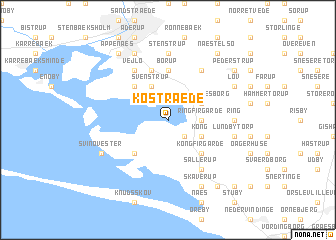 map of Kostræde