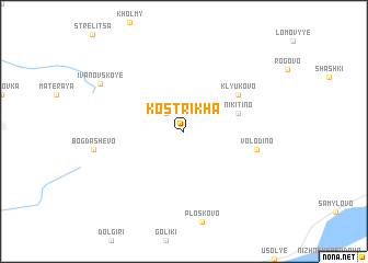 map of Kostrikha