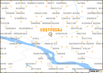 map of Kostrogaj