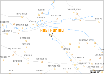 map of Kostromino