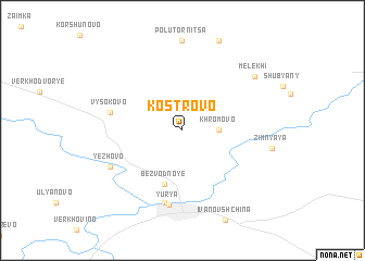 map of Kostrovo