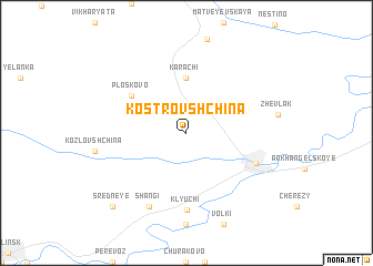 map of Kostrovshchina