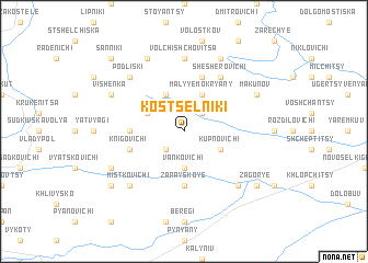 map of Kostselʼniki