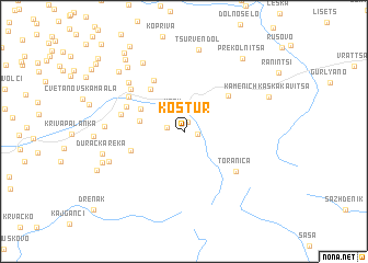 map of Kostur