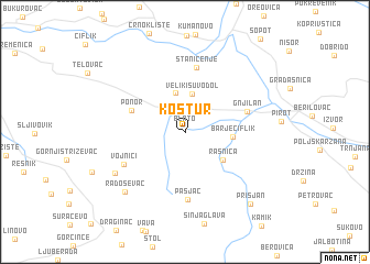 map of Kostur