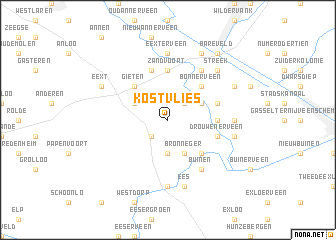 map of Kostvlies