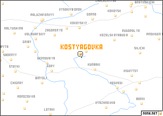 map of Kostyagovka