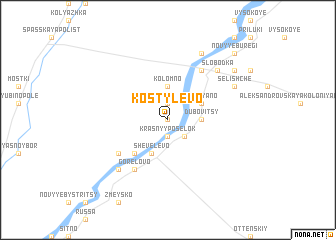 map of Kostylëvo