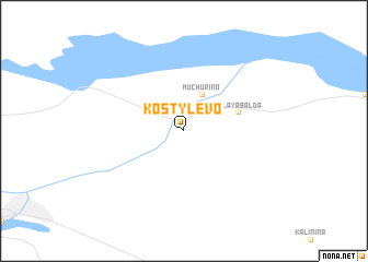 map of Kostylëvo