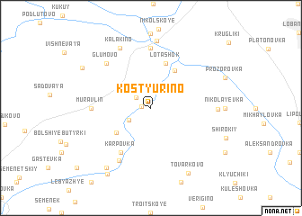 map of Kostyurino
