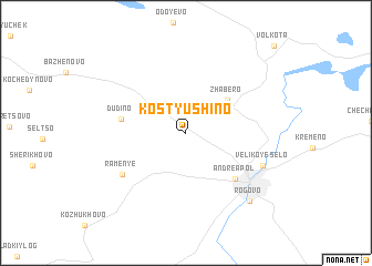 map of Kostyushino