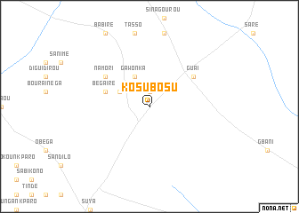 map of Kosubosu