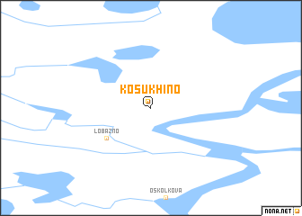 map of Kosukhino