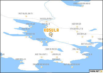 map of Kosula