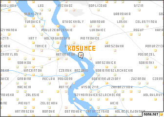 map of Kosumce