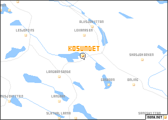 map of Kosundet